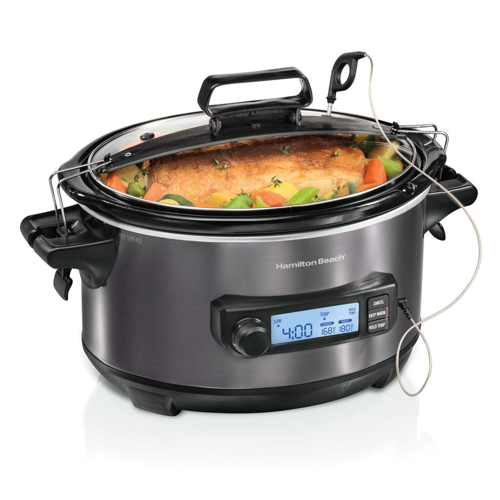 Hamilton Beach Temp Tracker 6 Quart Slow Cooker