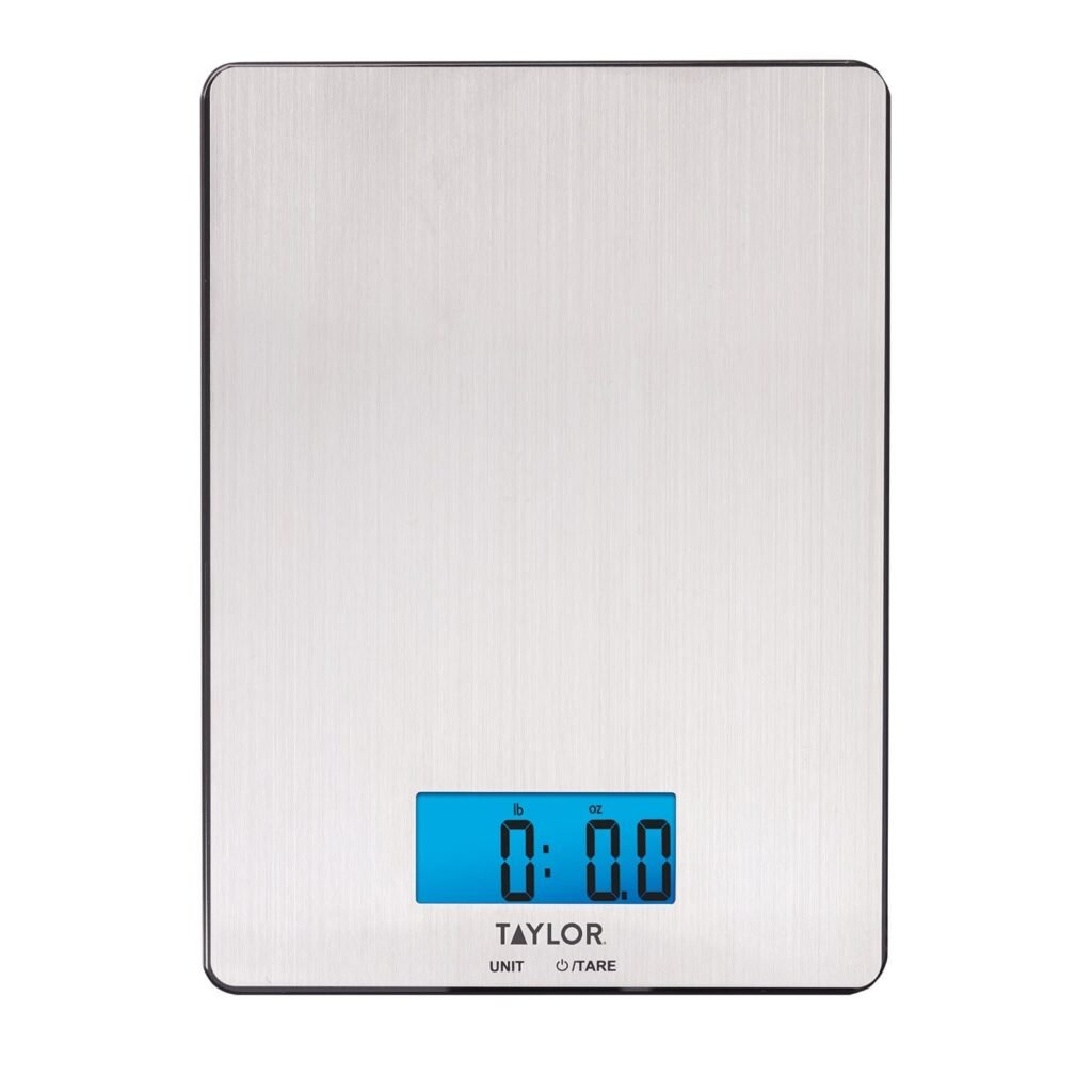 Taylor Stainless Steel Digital Kitchen Scale (3844)