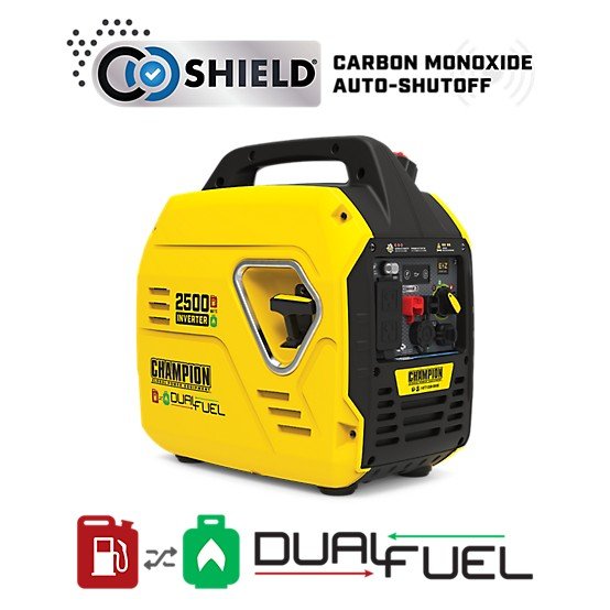 Champion 201122 2500W Dual Fuel Inverter Generator
