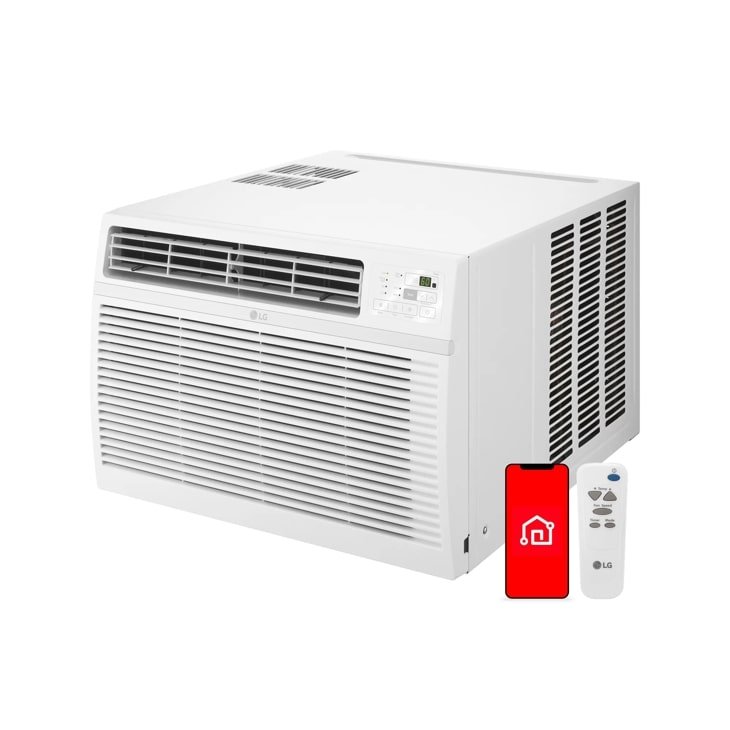 LG 8,000 BTU Smart Wi-Fi Window Air Conditioner LW8017ERSM