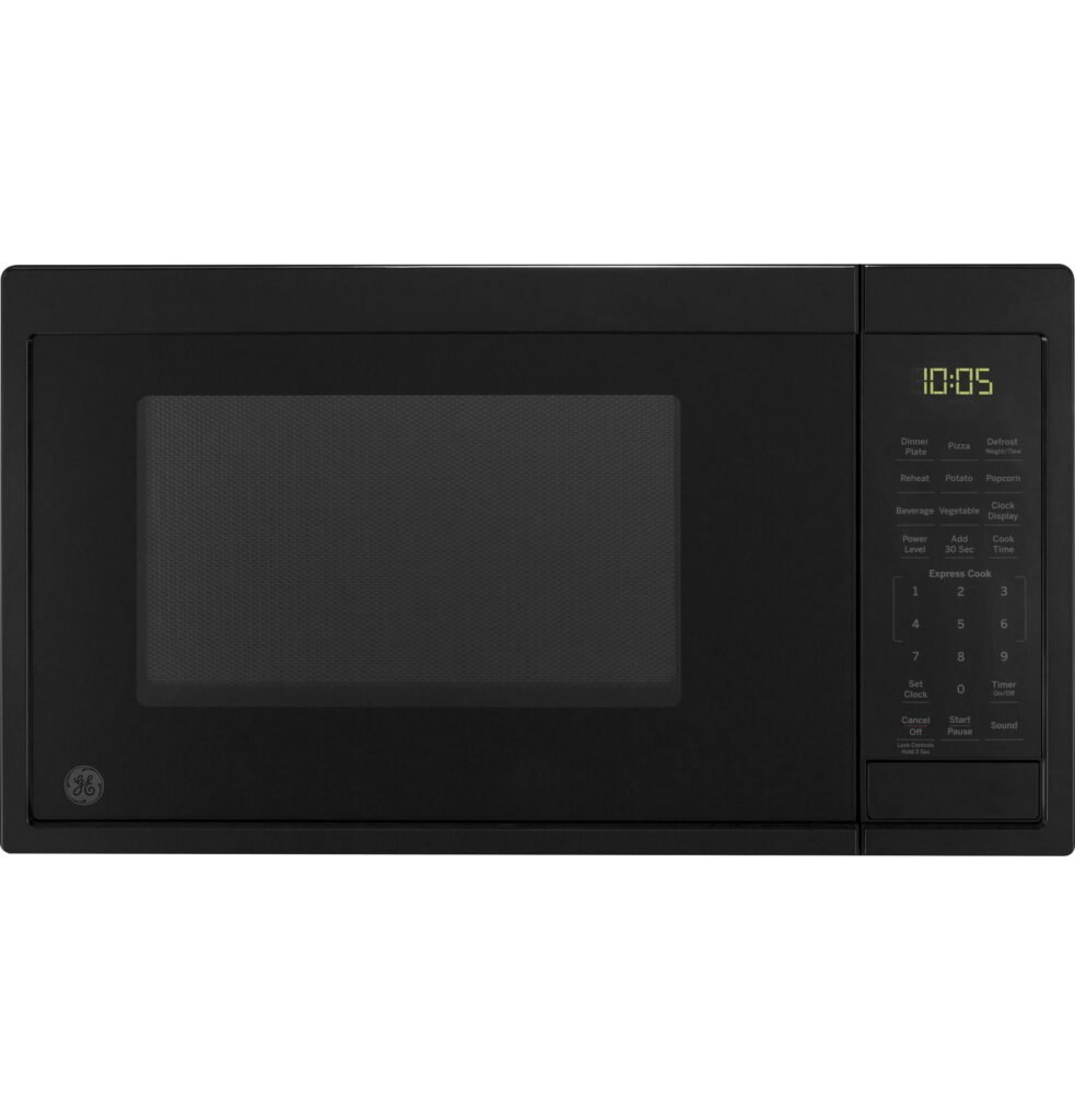 GE 0.9 Cu Ft Countertop Microwave Oven, JES1095DMBB