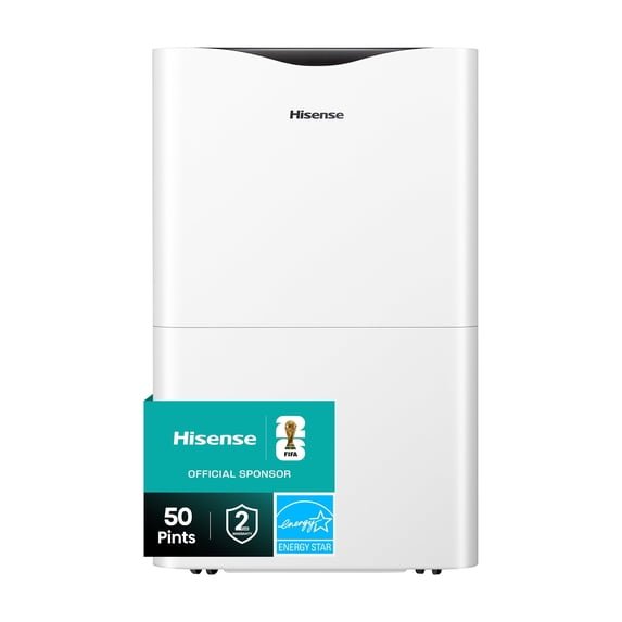 Hisense 50-Pint Dehumidifier with Pump (WHD5025P)