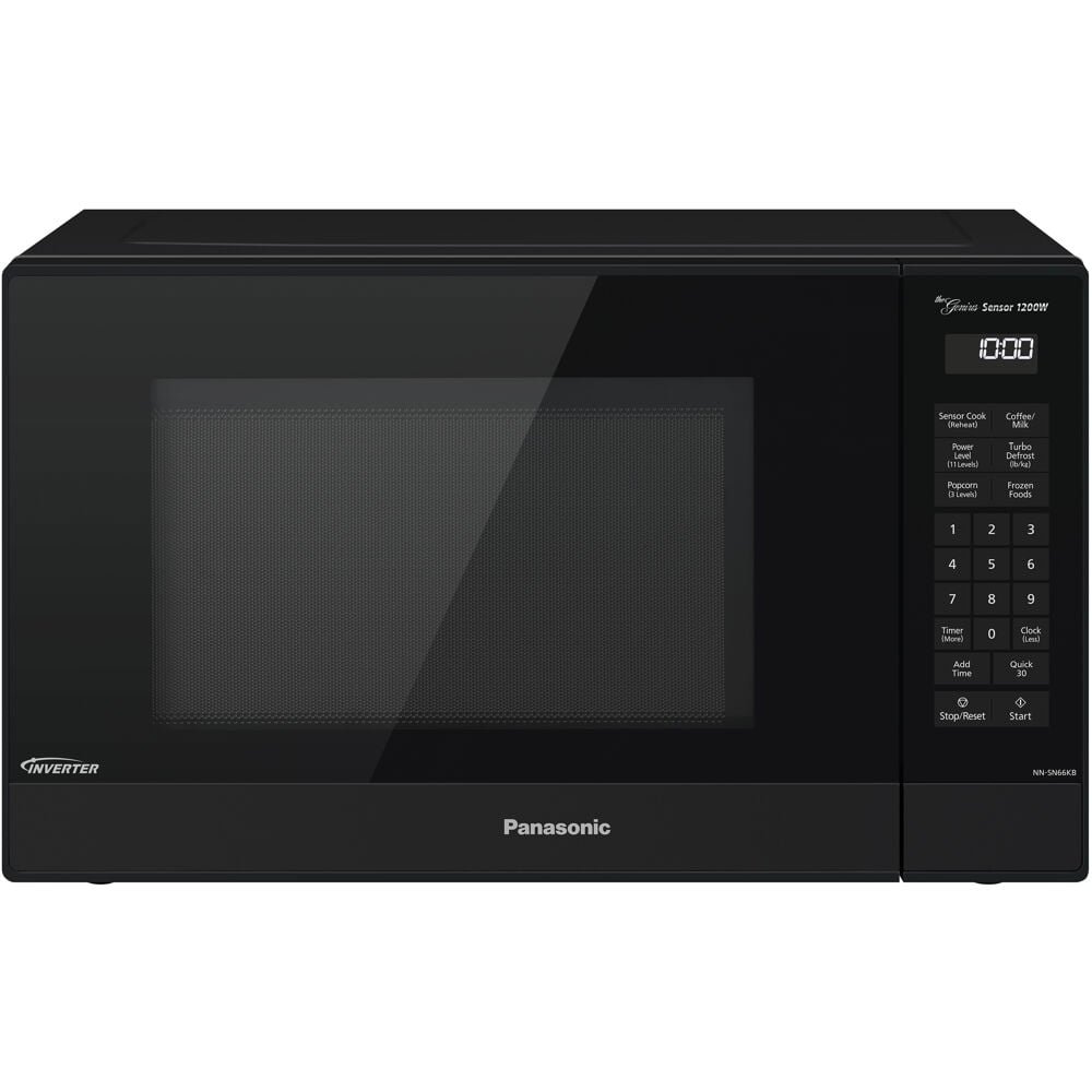 Panasonic Genius Sensor Inverter Microwave (1.2 cu ft, 1200W, Black)