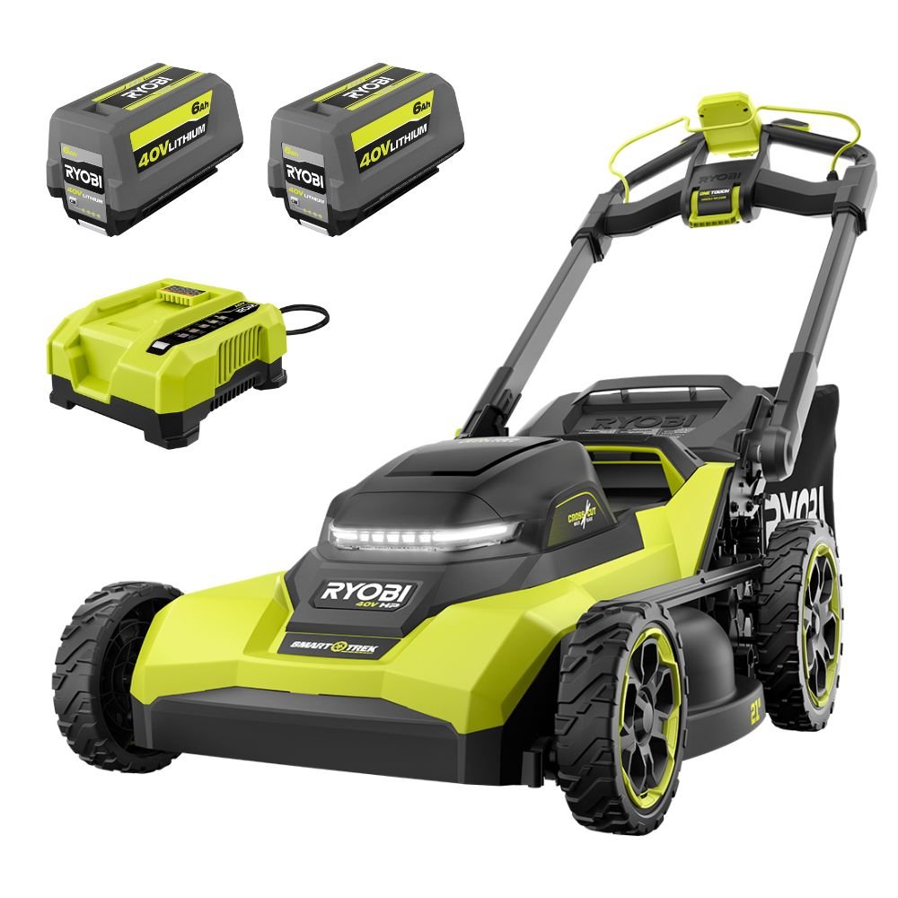 RYOBI 40V HP Brushless 21″ Self-Propelled Mower Kit