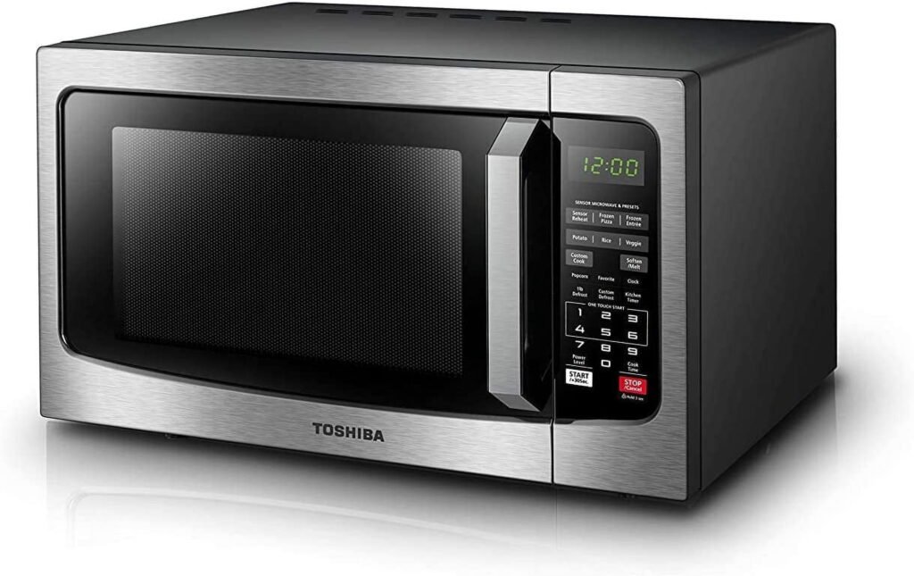 Toshiba EM131A5C-BS Countertop Microwave (1.2 cu ft, 1100W)