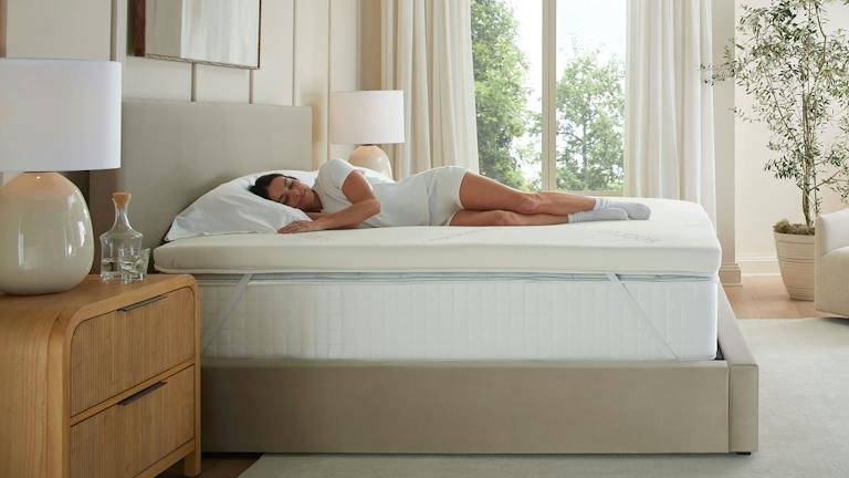 Saatva Graphite Memory Foam Mattress Topper