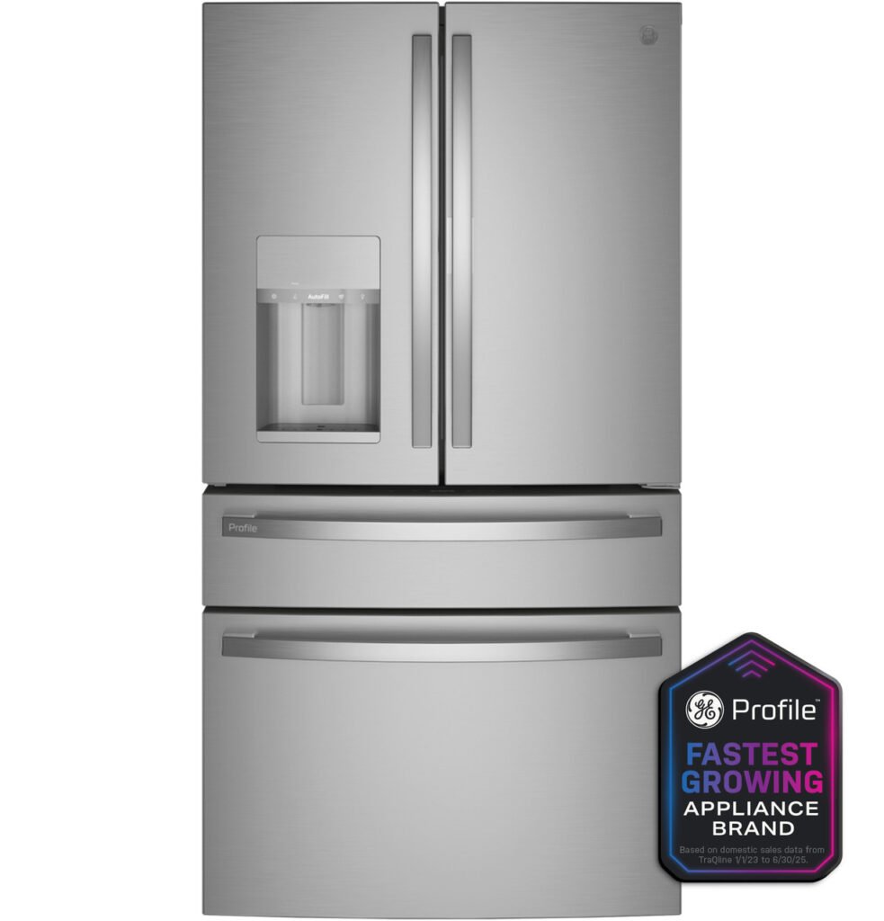 GE Profile 27.9 Cu. Ft. Smart 4-Door French Door Refrigerator PVD28BYNFS